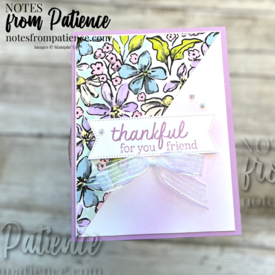 Stampin’ Up!’s Mixed Media Florals DSP